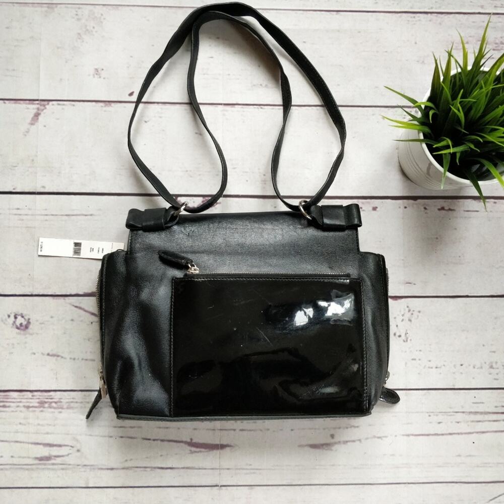 NWD MARC JACOBS Amelia Black Patent Leather Bag Purse Medium Read $1,295